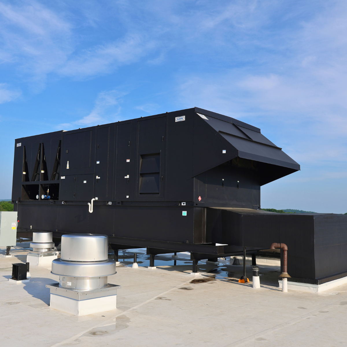 AAON rooftop unit, rooftop air unit, hvac, HVAC unit